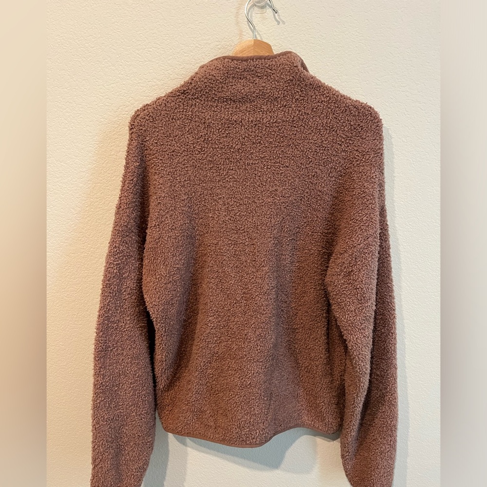 Skims Small/Medium Teddy Material Pullover - image 3